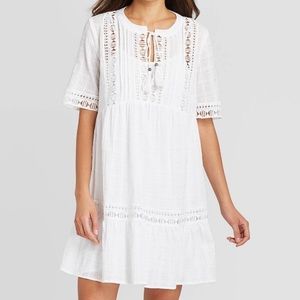 Brand new with tags white lace dress size XS.